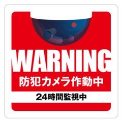 防犯カメラステッカー、監視カメラステッカー 2枚