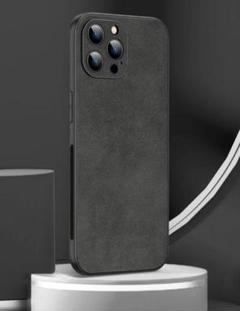 iPhone15ProMAX iPhone カバー 高級感 大人 ブラック