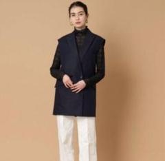 DRESSTERIOR ドレステリア ロングジレ DRESSTERIOR ドレステリア テーラード ロングジレ ブラウン系 36
