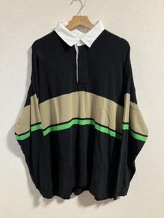 H&M 長袖ポロシャツ ラガーシャツ XL
