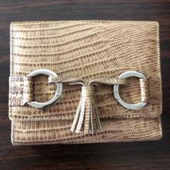 ランセル lancel 折りたたみ財布　二つ折財布