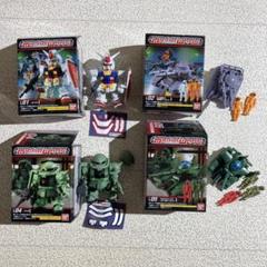 マイクロコレクション　ガンダム　戦艦、戦闘機系　ドップ　マゼラアタック他　13個 oldkit-review-