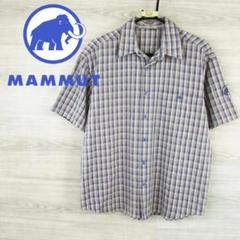 極美品　Mammut マムート　マウンテンシャツ 半袖　チェック　グレー　高機能 2025年最新】mammut シャツの人気アイテム - メルカリ