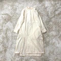 アカネウツノミヤ コットン100 マキシ丈 袖ボタン カットソー