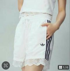 【完売品】ZOZO限定adidas originalsレーストリムショートパンツ ZOZO限定】レーストリム スリーストライプス ショートパンツ
