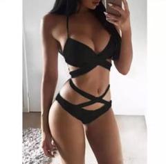 21 ビキニ 上下2点セット レディース 水着 セクシーワイヤー入り セパレート