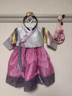 (美品) チマチョゴリ 韓国伝統衣装 80cm