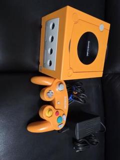 Nintendoゲームキューブ オレンジ 【ジャンク品】 コントローラーあり