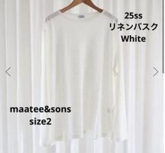 25ssMAATEE&SONS LINEN L/SLEEVE BOAT TEEのサムネイル