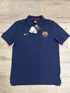 激レアNIKE×FCBarcelona バルセロナ　ダークブルー色ポロシャツ M 2025年最新】バルセロナサッカーポロシャツの人気アイテム