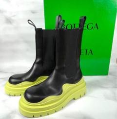 美品◎箱付　希少色　ボッテガヴェネタ　タイヤ　チェルシーブーツ　グリーン 37 m29506567641_1.jpg?1729975637