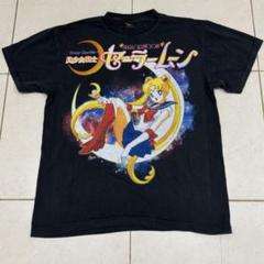 セーラームーン　半袖　Tシャツ　90s　シングルステッチ　アニメT　激レア 90s】ヴィンテージ セーラームーン アニメ tシャツ 両面 - メルカリ