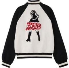 X-girl x HYSTERIC GLAMOUR コラボ スタジャン X-girl（エックスガール）の「X-girl x HYSTERIC GLAMOUR
