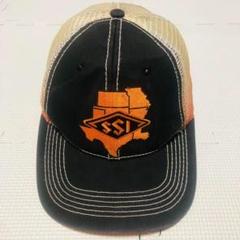 メッシュキャップ 企業系 刺繍ロゴ 6パネルキャップ