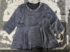 archi アーキ ビジュー ペプラムトップス