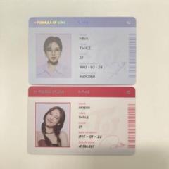 TWICE ナヨン ミナ idカード セット
