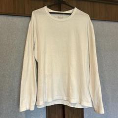 無印　ホワイト 長袖 Tシャツ XL
