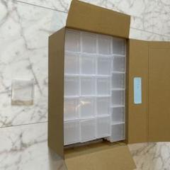 ニチフ プラスチックケース 153ケ　サイズ5.2cm×4.6cm×1.3cm
