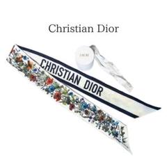 【まーらいおん様】Christian Dior シルクスカーフ ロゴ柄 Christian Dior(クリスチャンディオール) / スカーフ/シルク/RED