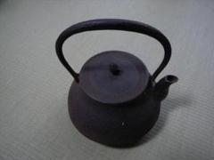 レトロ　鉄瓶　鋳物　鉄　時代物　古道具　茶道具 茶道具 龍文堂造 鉄瓶 時代物 （煎茶道具 金属工芸 茶道具 龍文