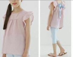 新品☆ 韓国服 カットソー チュニック Bee ピンクチュニック ビーデスビー