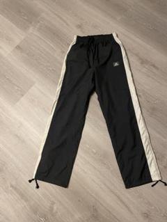 90s 00s adidas vtg ナイロンパンツ ジャージ 万国旗　黒 希少
