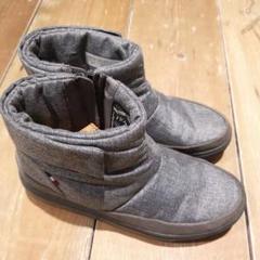 le coq sportif グレー布地ファスナー付きショートブーツ - メルカリ