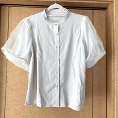 新品未使用【GRL】シフォン バルーン袖 シャツ