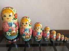 土日限定セール!ロシア製 マトリョーシカ【9個組】