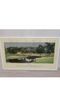 HIRO YAMAGATA ポスター1986 MASTERSTOURNAMENT Hiro Yamagata Giclee Poster 1986 Masters Tournament Augusta