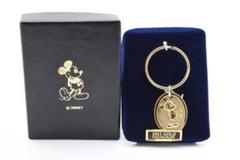 A0077】 Disney ミッキー キーホルダー 14Kゴールド - メルカリ