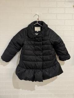 ✨美品❣️✨kate spade インファントファー ダウンコート 90cm 黒 kate spade new york kids（ケイトスペードニューヨーク）の