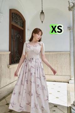 ワンピース herlipto Sunflower-PrintedMidiDress S Sunflower-Printed Midi Dress（ワンピース）｜Her lip to（ハー