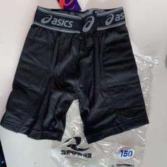 アシックスasics jr.スライディングパンツ 黒 ジュニア150