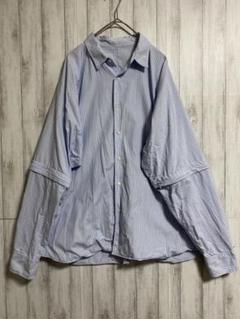 SSZ 2way ストライプシャツ S