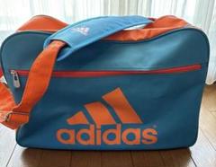 adidas ショルダーバッグ デオドラント　ブルー/オレンジ