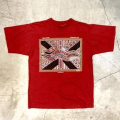 90's AUS製 ビンテージ Tシャツ オーストラリア art 蛇 ヘビ 民族