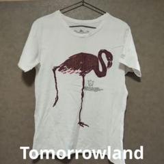 最終値下げTomorrowland フラミンゴプリント ホワイトTシャツのサムネイル