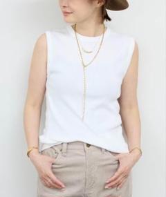 dignity sleeveless プルオーバー リブタンク Deuxieme Classe（ドゥーズィエムクラス）の「*dignity