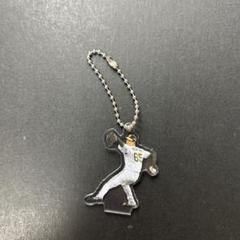 【湯浅 京己】フィギュアキーホルダー 投手ポーズ
