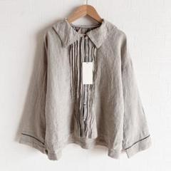 ネストローブ nest Robe リネン配色メローセーラーブラウス 01244-1096 ブラック サイズ：Free リネン配色メローセーラーブラウス｜nest Robe / CONFECT ONLINE