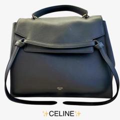 ✨お値下げしました✨ 【美品】CELINE ブラックレザー