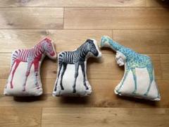 SALVOR FAUNA PILLOW キリン シマウマ 3点セット クッション