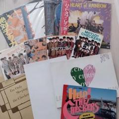 チェッカーズ　レコード７枚　ツアーパンフレット　写真集など書籍５冊　藤井フミヤ