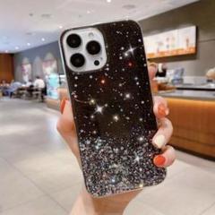 早い者勝ち【新品】iPhone14ケース　 韓国　キラキラ　クリアカバーキラキラ