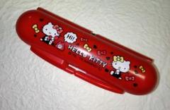 キティ  印鑑ケース 置物  希少 昭和レトロ ハローキティ 印鑑ケース はんこケース 収納 2本収納 12cm 15cm