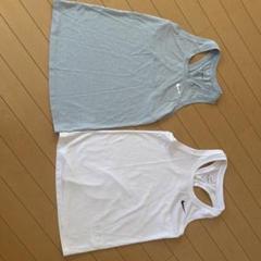 NIKE 水色 白 タンクトップ 2枚セット