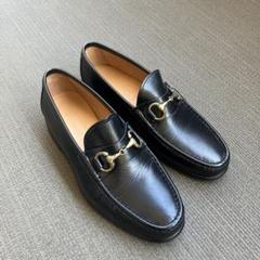 フランコボスキ　FRANCO BOSCHI ブラックレザー ビットローファー 別注】FRANCO BOSCHI×TOMORROWLAND ビットローファー