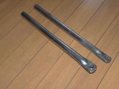 ☆希少当時物初期型シャリー純正フォークインナー腰下ノーマル長☆ダックスーフォーク ☆曲り有り☆希少当時物 純正ダックスフォークインナー腰下
