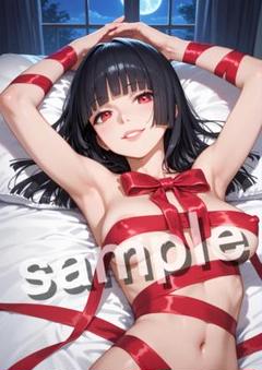AI 美女 ポスター A4 サイズ 美女 アート イラスト IN-16